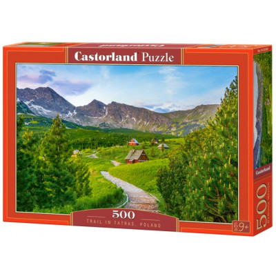 Castorland Puzzle Stezky v Tatrách, Polsko 500 dílků