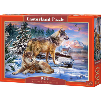 Castorland Puzzle Vlčí říše 500 dílků