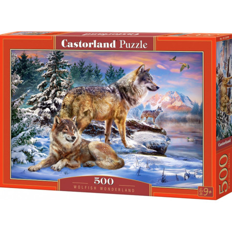 Castorland Puzzle Vlčí říše 500 dílků