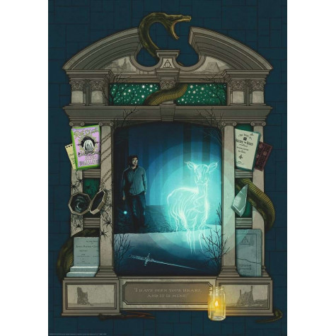 RAVENSBURGER Puzzle Harry Potter 7: Harryho patron 1000 dílků ~ 2