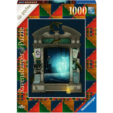 RAVENSBURGER Puzzle Harry Potter 7: Harryho patron 1000 dílků ~ 1
