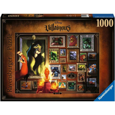 RAVENSBURGER Puzzle Villainous: Scar 1000 dílků