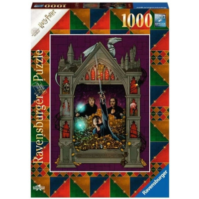 RAVENSBURGER Puzzle Harry Potter 7: Trezor v Gringottovic bance 1000 dílků