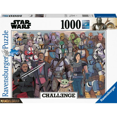 RAVENSBURGER Puzzle Challenge: Star Wars: Baby Yoda 1000 dílků
