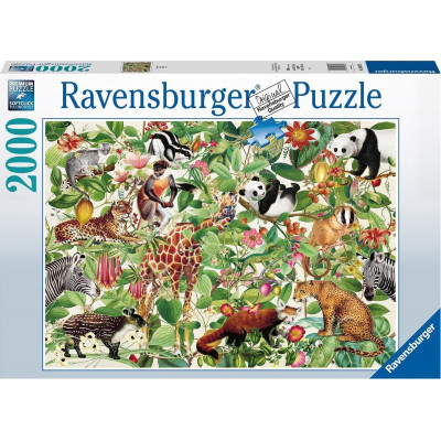 RAVENSBURGER Puzzle Džungle 2000 dílků