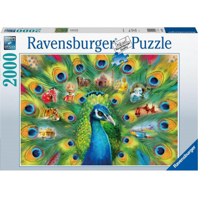 RAVENSBURGER Puzzle Páv 2000 dílků