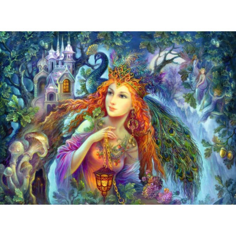 RAVENSBURGER Puzzle s drahokamy Vílí prach 500 dílků ~ 2