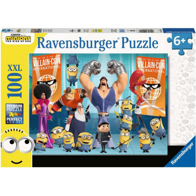 RAVENSBURGER Puzzle Mimoni 2: Padouch přichází XXL 100 dílků