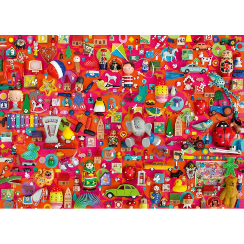 SCHMIDT Puzzle Vintage: Hračky 1000 dílků ~ 2