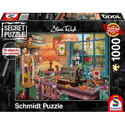 SCHMIDT Secret puzzle Šicí dílna 1000 dílků