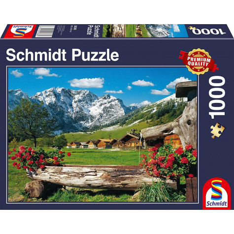 SCHMIDT Puzzle Horský ráj 1000 dílků