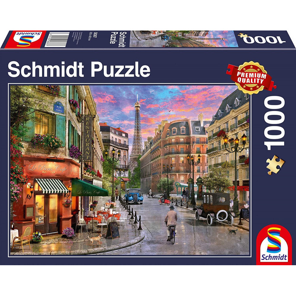 SCHMIDT Puzzle Ulička k Eiffelově věži 1000 dílků