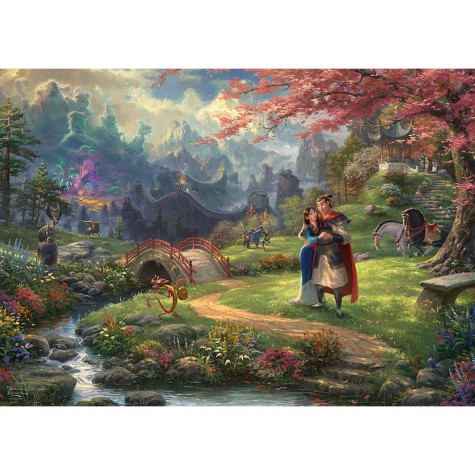 SCHMIDT Puzzle Mulan: Květy lásky 1000 dílků ~ 2