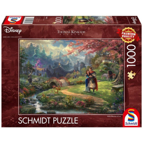 SCHMIDT Puzzle Mulan: Květy lásky 1000 dílků