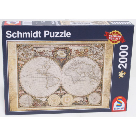 SCHMIDT Puzzle Historická mapa světa 2000 dílků