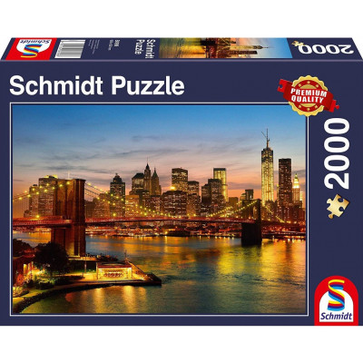 SCHMIDT Puzzle New York 2000 dílků