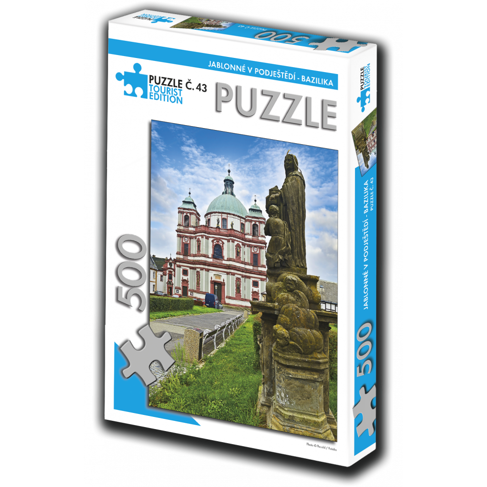 TOURIST EDITION Puzzle Jablonné v Podještědí, bazilika 500 dílků (č.43)