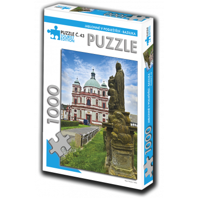 TOURIST EDITION Puzzle Jablonné v Podještědí, bazilika 1000 dílků (č.43)