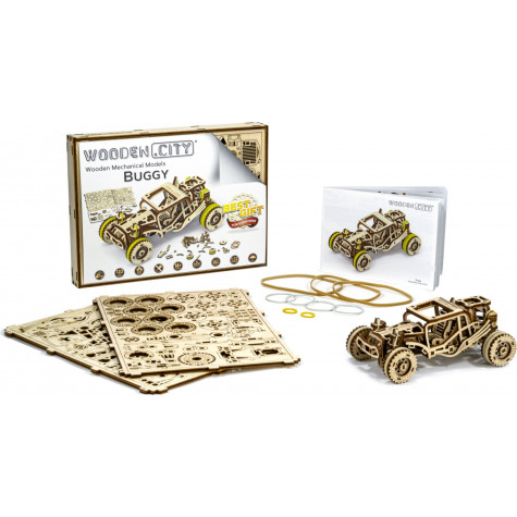 WOODEN CITY 3D puzzle Automobil Buggy 137 dílů ~ 2