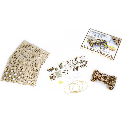 WOODEN CITY 3D puzzle Automobil Buggy 137 dílů ~ 3