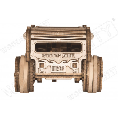 WOODEN CITY 3D puzzle Automobil Hot Rod 141 dílů ~ 2