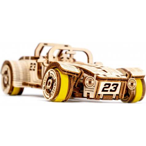 WOODEN CITY 3D puzzle Automobil Roadster 111 dílů ~ 1