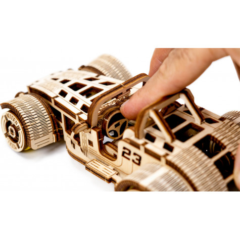 WOODEN CITY 3D puzzle Automobil Roadster 111 dílů ~ 8