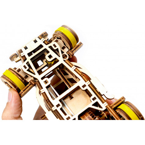 WOODEN CITY 3D puzzle Automobil Roadster 111 dílů ~ 9