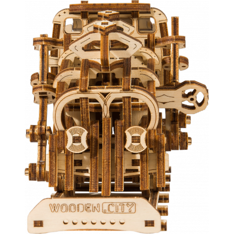 WOODEN CITY 3D puzzle Dream Express s kolejemi 220 dílů