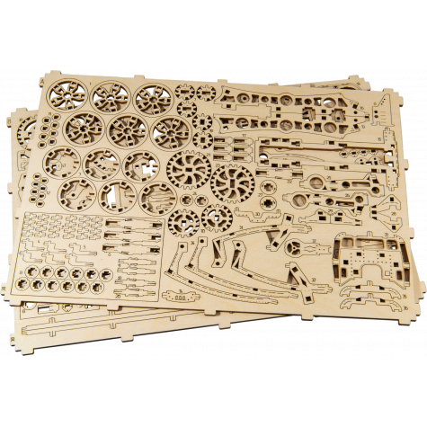 WOODEN CITY 3D puzzle Dream Express s kolejemi 220 dílů ~ 5