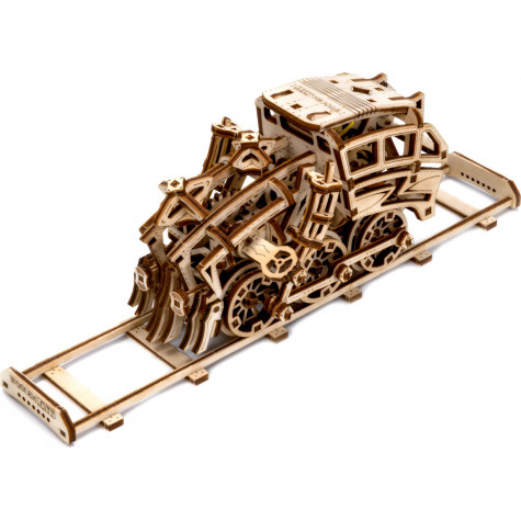 WOODEN CITY 3D puzzle Dream Express s kolejemi 220 dílů ~ 7