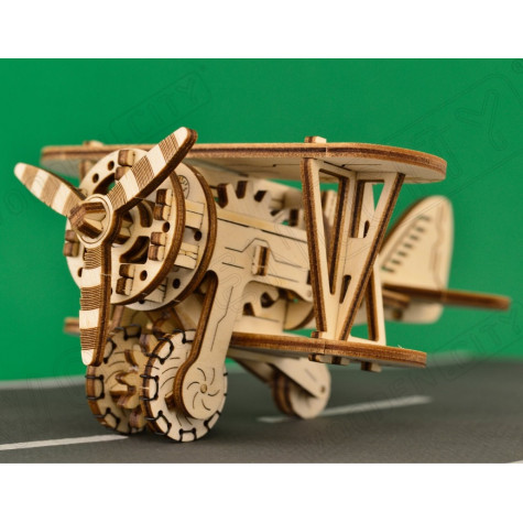 WOODEN CITY 3D puzzle Dvouplošník 63 dílů ~ 2