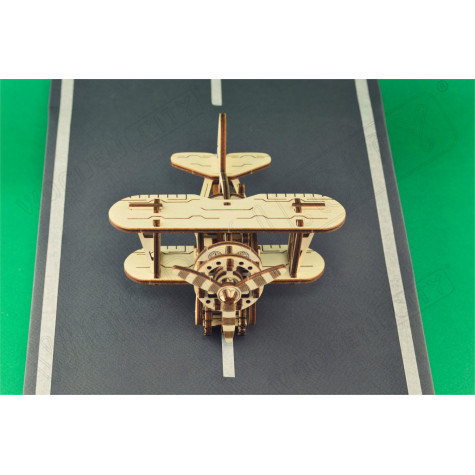 WOODEN CITY 3D puzzle Dvouplošník 63 dílů ~ 5