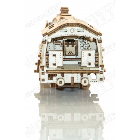 WOODEN CITY 3D puzzle Express s kolejemi 400 dílů ~ 5