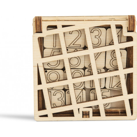 WOODEN CITY 3D puzzle hra mini 15 - posuvný hlavolam ~ 2