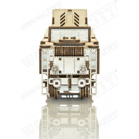 WOODEN CITY 3D puzzle Express s tendrem a kolejemi 580 dílů ~ 4