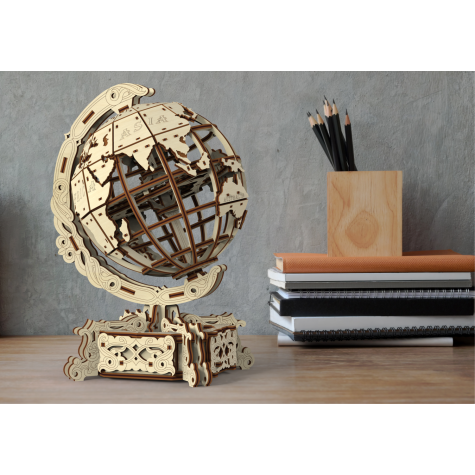 WOODEN CITY 3D puzzle Globus 231 dílů ~ 6