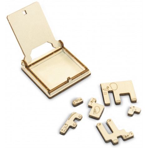 WOODEN CITY 3D puzzle hlavolam mini Zoo ~ 1