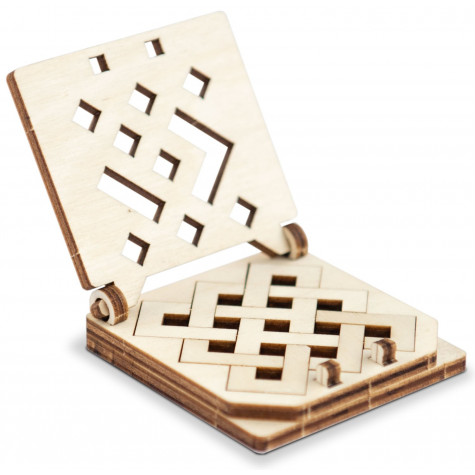WOODEN CITY 3D puzzle hlavolam mini Had ~ 1