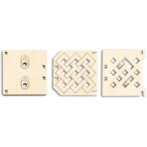 WOODEN CITY 3D puzzle hlavolam mini Had ~ 3