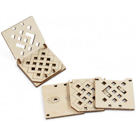 WOODEN CITY 3D puzzle hlavolam mini Had ~ 4