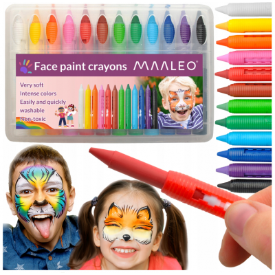 Maaleo 22150 Tužky na malování na obličej 12 ks