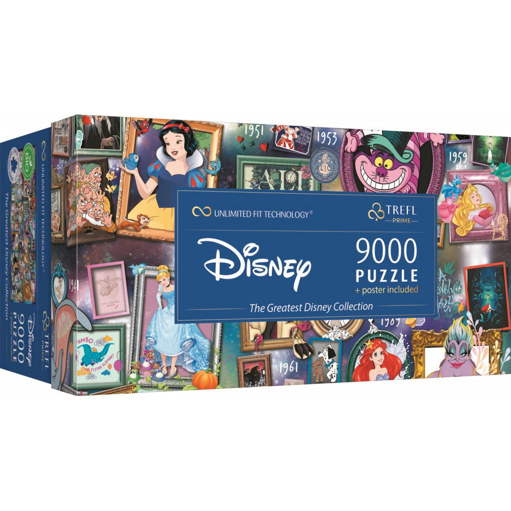 TREFL Prime Puzzle UFT Disney: V průběhu let 9000 dílků