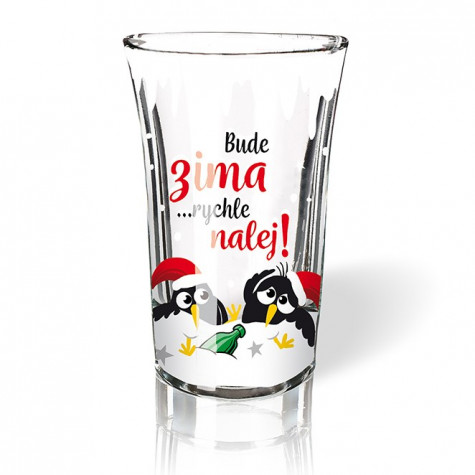 Nekupto Vánoční vtipný panák - Bude zima... rychle nalej! ~ 1