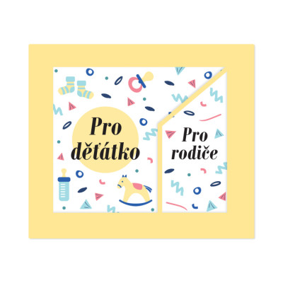 Albi Duo pokladnička - Pro rodiče/Pro děťátko