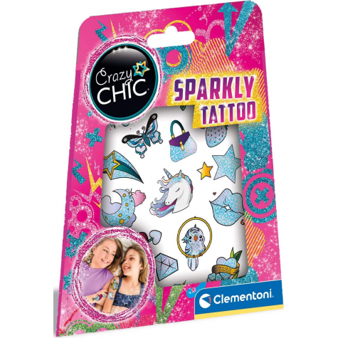 CLEMENTONI Crazy Chic Třpytivé tetování ~ 1