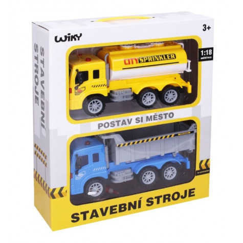 Wiky Stavební stroje 2 ks - Nákladní auto