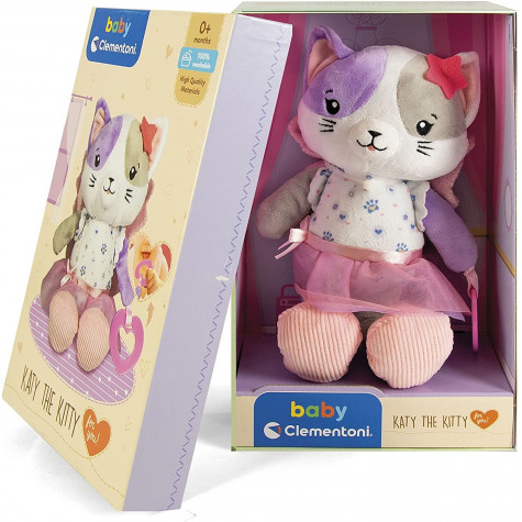 CLEMENTONI BABY Plyšová kočička Katka ~ 3
