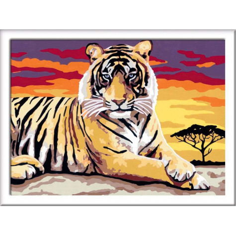 RAVENSBURGER CreArt Malování podle čísel: Majestátní tygr