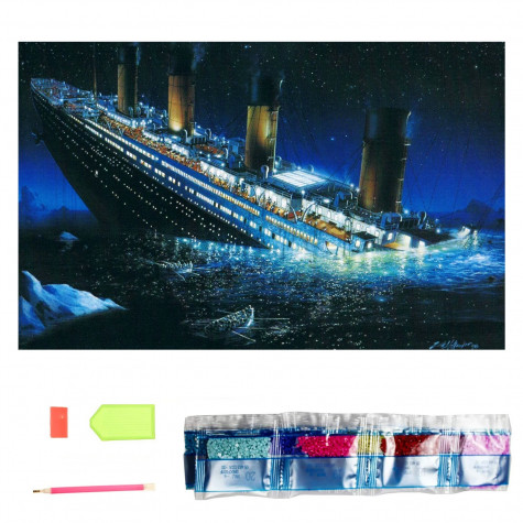 Norimpex Diamantový obrázek malování 30x40cm - Titanic ~ 1
